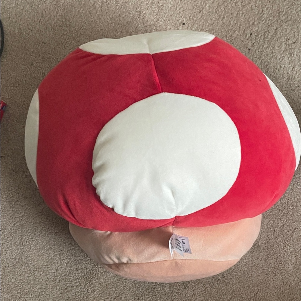 Red and White Toad Plush ! - Picture 3 of 3